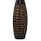 Brown Rattan Coastal Style Vase, 48" x 12" x 12"